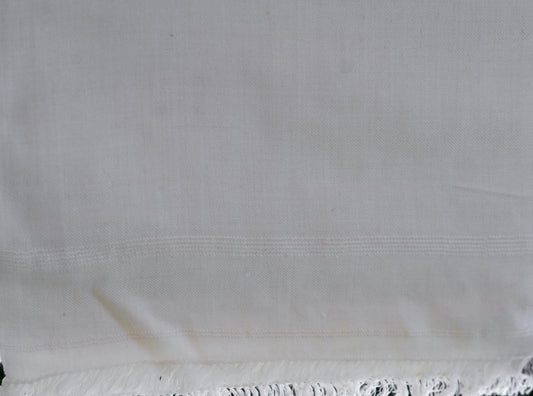 Premium White Pure Wool Shawl – Timeless Luxury