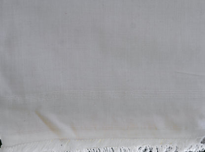 Premium White Pure Wool Shawl – Timeless Luxury